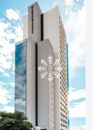 Flat mobiliado de 1 suíte no Residencial Vivence na 201 Sul