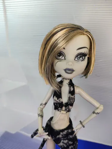 Boneca Frankie skull shore monster high 