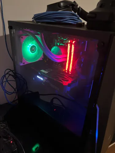 Computador gamer ryzen 5 5500x3d + rtx 3060 ti