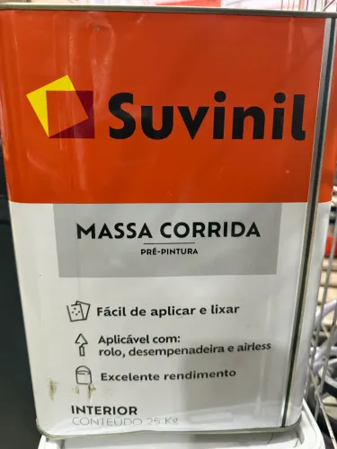 Massa corrida suvinil lata 25kg