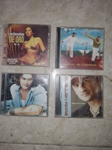 CDs Colombianos originais (04) da mercadisco COL