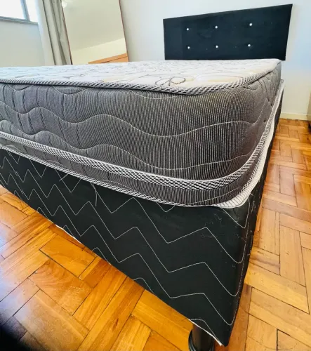 Colchão Casal + Base + Cabeceira