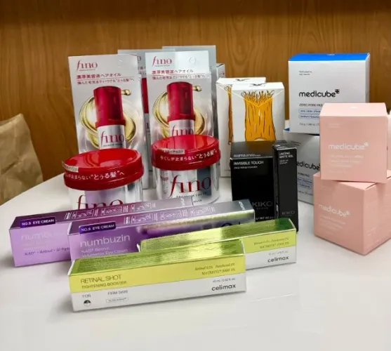 Produtos importados: máscara fino, medicube, gloss kiko e mais. Originais!