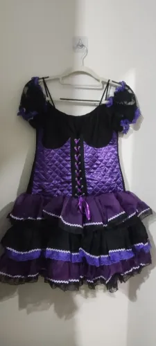 Fantasia / Vestido Nova de Bruxa Tamanho P adulto