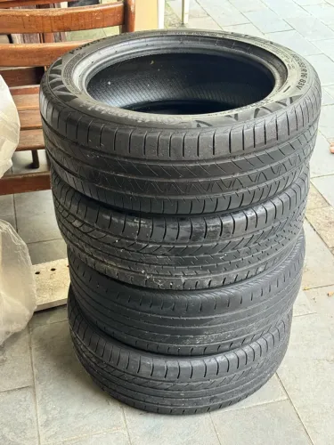 4 pneus meia vida 185/55/R16