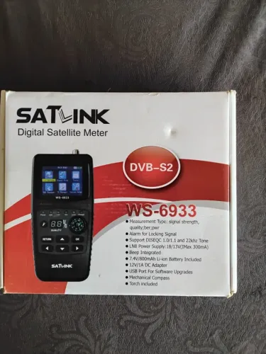 Localizador de Satélite Satlink 6933 Com Tela Digital