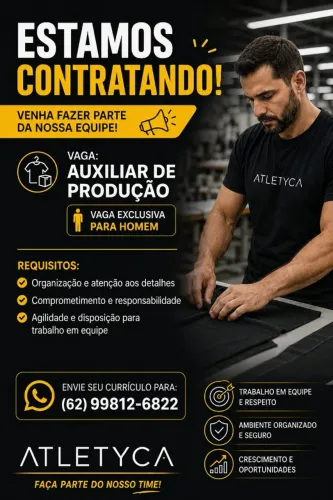 AUXILIAR DE PRODUÇÃO *