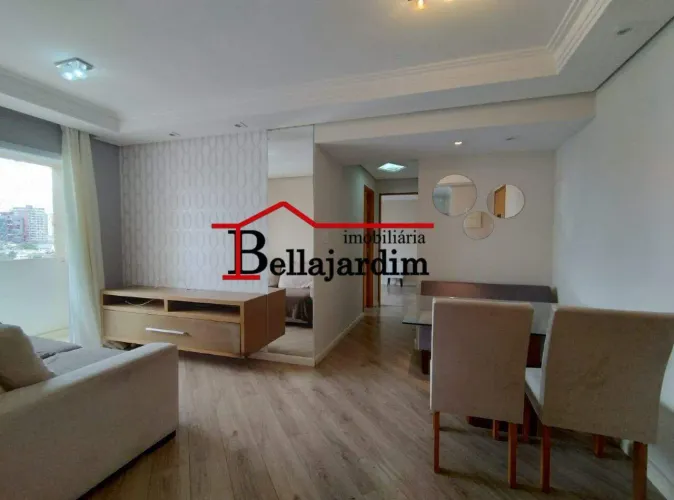 Apartamento Semi Mobiliado para locação no Condomínio Capuchinhos no Bairro Vila Alpina em