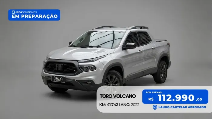 Fiat Toro Volcano 1.3 T270 4X2 Flex AUT 2022