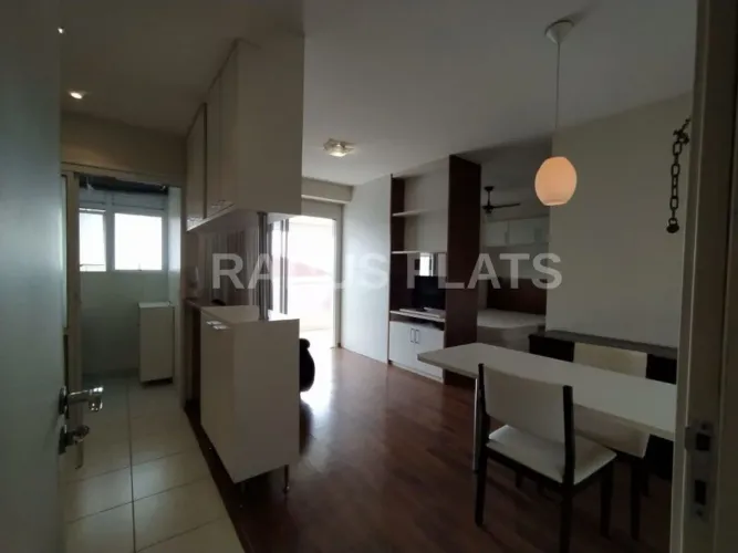 Flat para alugar no Brooklin - Edifício Mandarim - Cód. SVQ17815