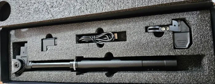 Canote retrátil bluetooth marca Meroca com 350mm 31.6mm