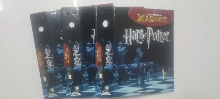 Guia prático Xadrez Harry Potter 3 livros