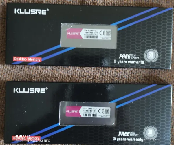 MEMÓRIA DDR3 4GB NOVAS