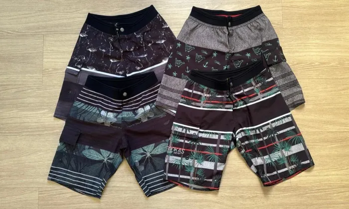 Desapego: Kit 4 Bermudas Tactel Masculinas (Tam 10)