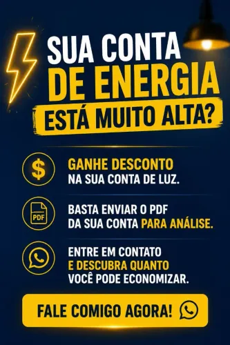 Quer desconto na sua conta de energia???