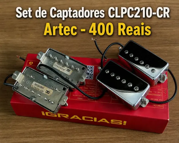 Set de Captadores CLPC210-CR Artec