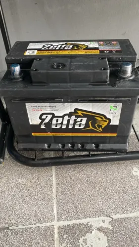 Bateria zetta semi nova 60 amperes 