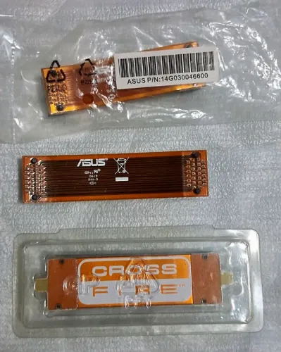 Lote Pontes SLI ASUS (NVIDIA) e CrossFire (AMD) - Item p/ Colecionador