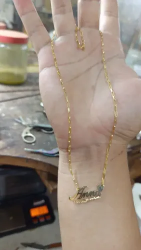 Cordão de ouro personalizado 