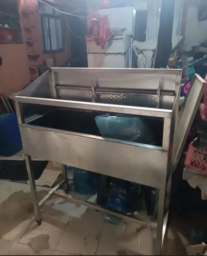 Churrasqueira inox grande