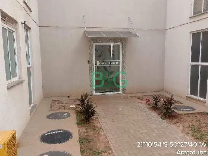 Apartamento com 2 dormitórios à venda, 39 m² por R$ 86.063,06 - Chácaras TV - Araçatuba/SP