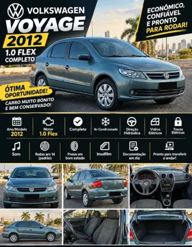 Volkswagen Voyage 1.0/1.0 City MI Total Flex 8V 4P 2012