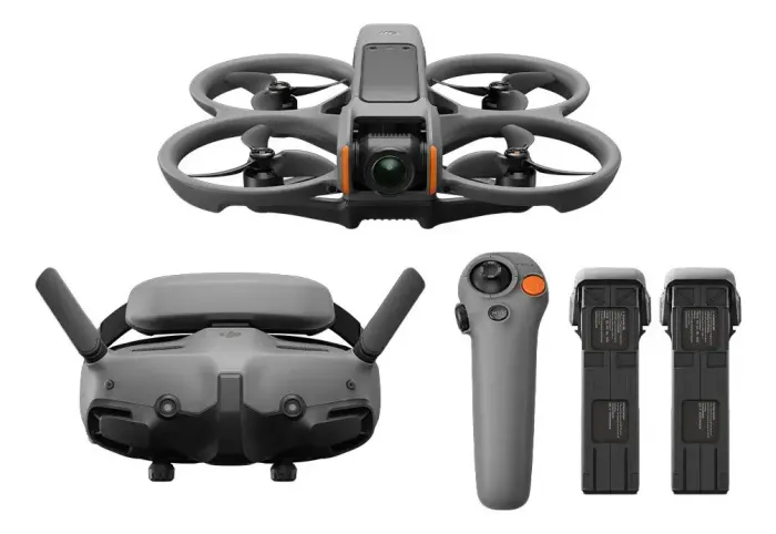 Drone Dji Avata 2 Fly More Combo Goggles 3 Motion 3 Cinza