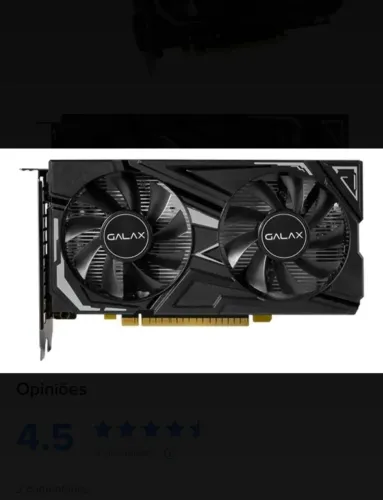 Placa de video 1650super 4gb