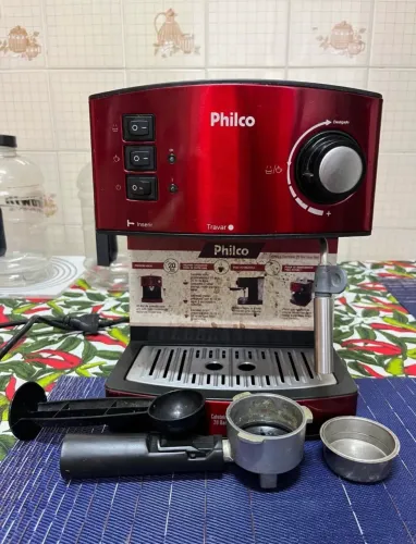 Cafeteira Expresso Philco 20 Bar Inox Red