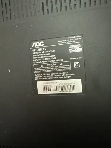 Tv AOC 42 polegadas + chromecast LER A DESCRIÇÃO