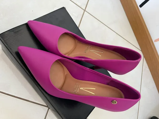 Sapato Scarpin Vizzano Roxo