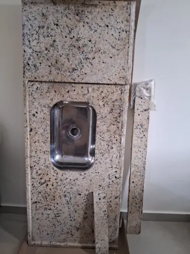Pia de granito para cozinha 1,50m