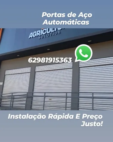 Porta de Aço Manual e Automática