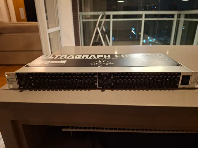 Equalizador Gráfico Behringer ULTRAGRAPH PRO FBQ1502 - Funcionando Perfeitamente