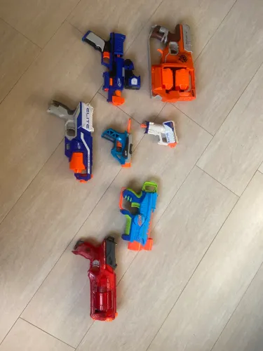 NERF - 7 ARMAS - NÃO ACOMPANHA BALAS