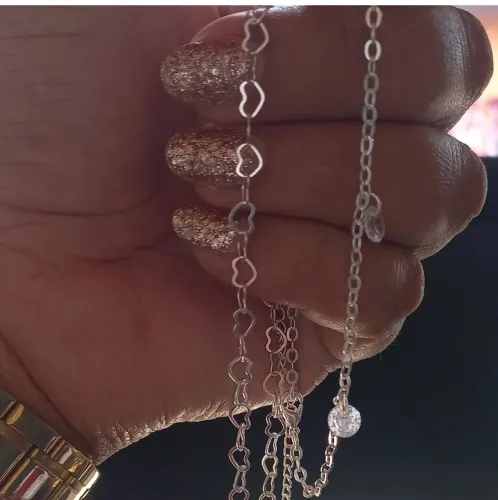 Pulseira banho prata