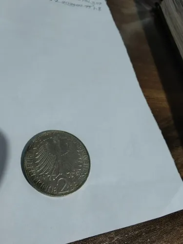 Moeda 2 Deutsche Mark 1967 (Alemanha)