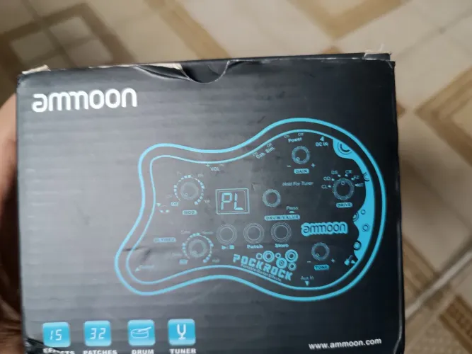 Pedaleira pockrock da AMMOON