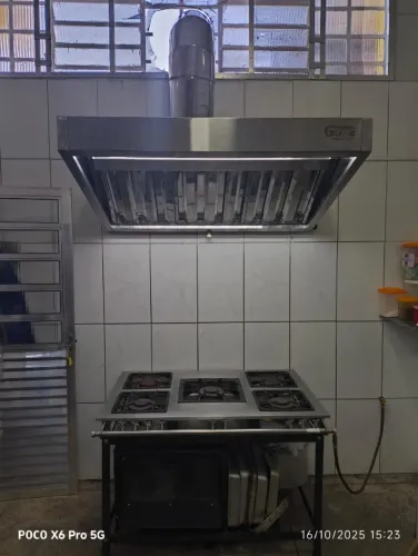 coifa em inox