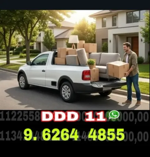 Frete, Fretes, Carretos e Mudanças para Transporte de Objetos