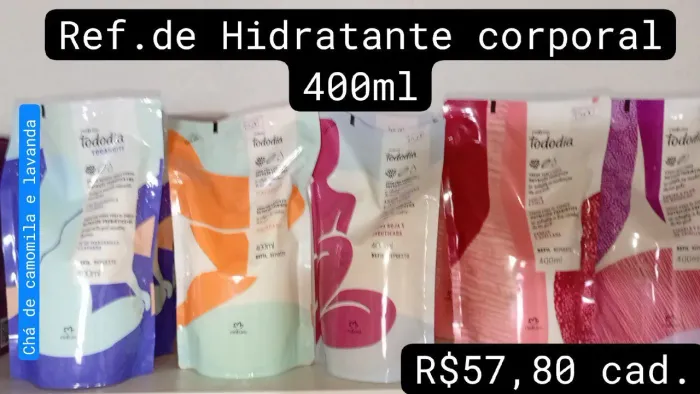 Natura Refil Hidratante corporal todo dia 400ml