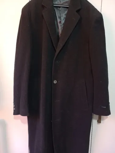 Casaco sobretudo de lã masculino.