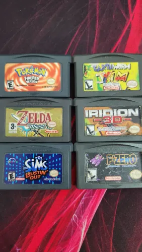 Fitas de Game Boy Advance GBA - Jogos Testados e Funcionando - LEIA A DESCRIÇÃO