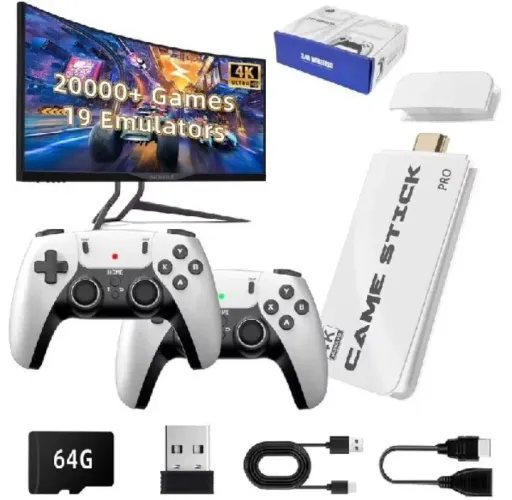 Game Stick 4k Pronto para Jogar! (20k de jogos )