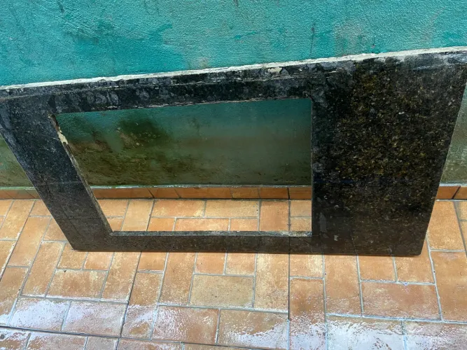 Bancada de granito para fogão cooktop