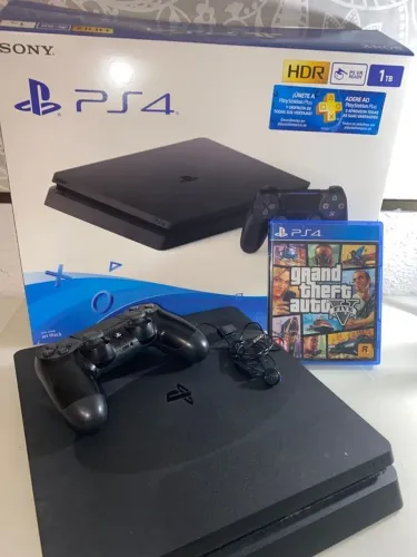 Ps4 1TB Desbloqueado Com 500 Jogos