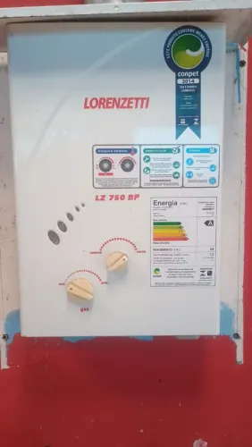 Aquecedor de gaz lorenzetti Lz750 bp