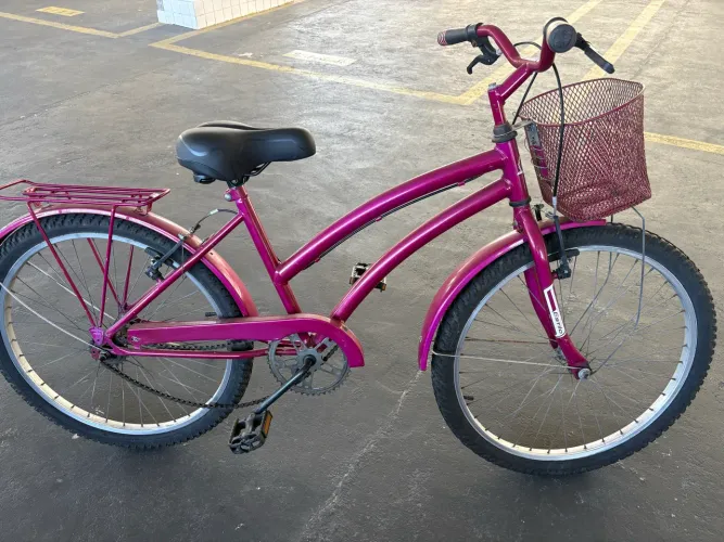 Bicicleta infantil revisada , banco novo