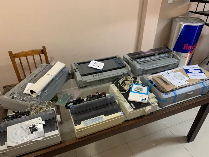 7 Impressoras Matriciais Epson - De R$6.700 por R$4.000! Pra Vender Rápido!