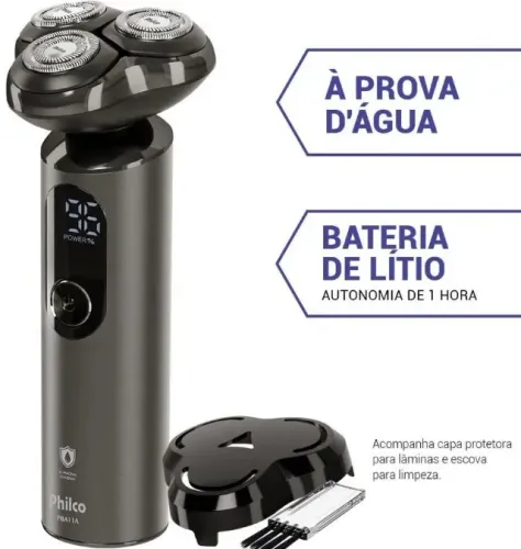 Barbeador Elétrico Philco À Prova D`Água Bivolt